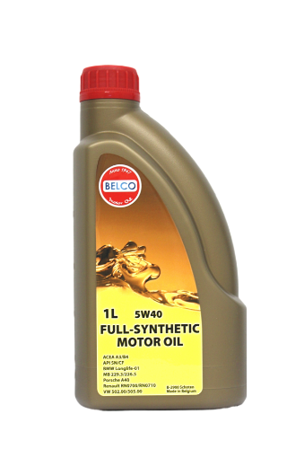 Mootoriõli Belco täissünteetiline 5W40 1l pilt